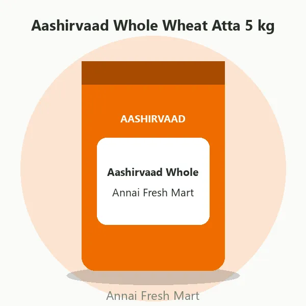 Aashirvaad Whole Wheat Atta 5 kg