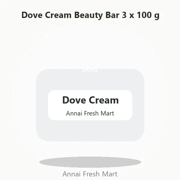 Dove Cream Beauty Bar 3 x 100 g